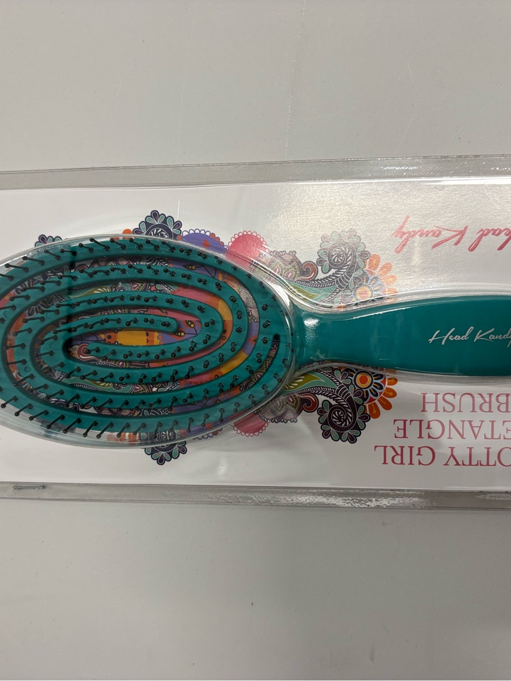 Hair Brush - Teal Detangle Brush
